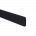 Afdekkap links 0,8x70x690mm Vesuvius Zwart Houtne.