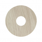 Zelfkl. rozet (17 mm) eiken beige 0