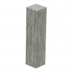 Hoek/eindstuk folie 4st. Scarlet Oak light grey 0