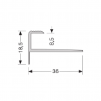 Küberit 810 trapneus 8,5 mm F2 RVS 0