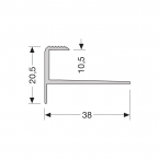 Küberit 811 trapneus 10,5 mm F2 RVS 0