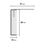 Sense traprenovatie 380 uitlooptrede alu 130cm