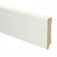 MDF Tijdloze plint 90x18 wit voorgel. RAL 9010 0