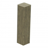 Hoek/eindstuk folie 4st. traditional oak 0