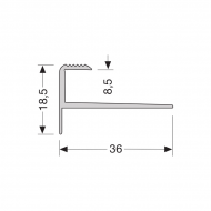 Küberit 810 trapneus 8,5 mm F2 RVS 0