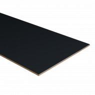 Dubbel stootbord folie 138 x 40 cm RAL9005/RAL7042