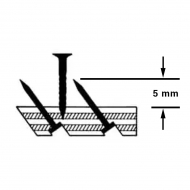 Smoothedge tapijtlat combinagel 20x5mm 1,52m 100st