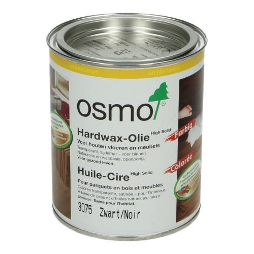 OSMO Hardwax Olie 3075 Zwart 2,5L 0