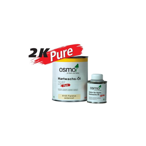 OSMO Hardwax Olie Pure 2K naturel 6125 1L 0