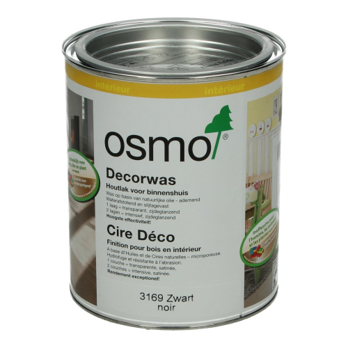 OSMO Decorwas Creativ 3169 zwart 0,75L 0