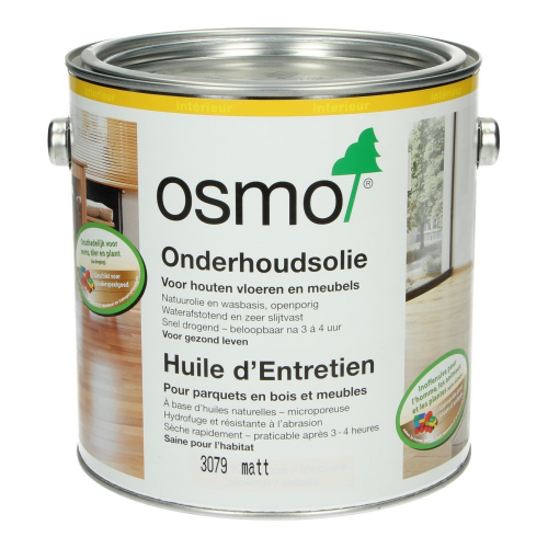 OSMO Onderhoudsolie 3079 Kleurloos mat 2,5 L 0